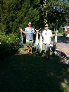 Catching Fish from Wahoo Fishing Charters